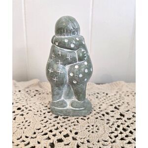 Vintage Isabel Bloom "Hugs" Stone Sculpture Figurine Children Embracing